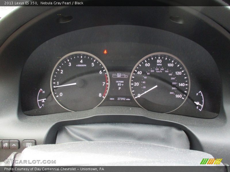 Nebula Gray Pearl / Black 2013 Lexus ES 350