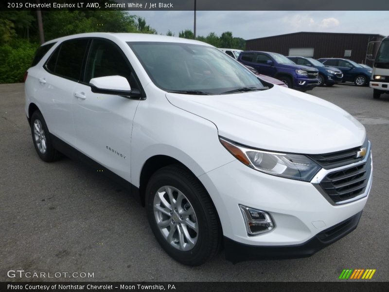Summit White / Jet Black 2019 Chevrolet Equinox LT AWD