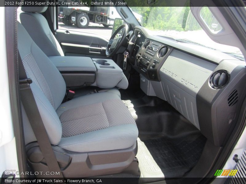 Oxford White / Steel 2012 Ford F250 Super Duty XL Crew Cab 4x4