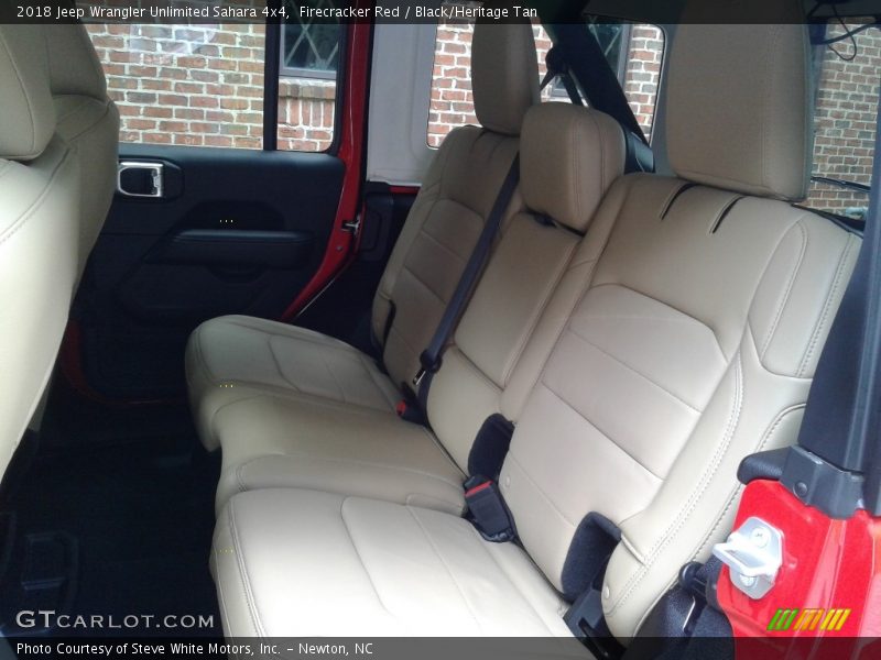 Firecracker Red / Black/Heritage Tan 2018 Jeep Wrangler Unlimited Sahara 4x4
