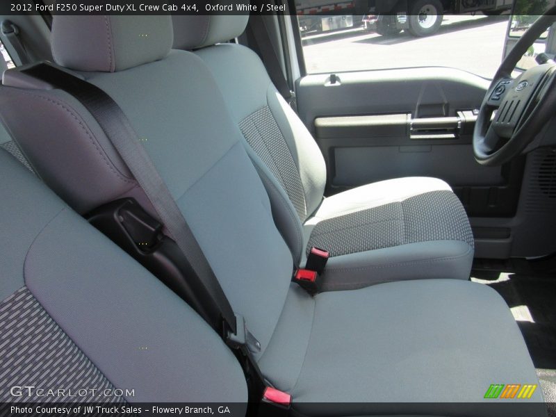 Oxford White / Steel 2012 Ford F250 Super Duty XL Crew Cab 4x4