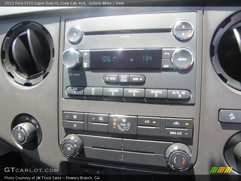 Oxford White / Steel 2012 Ford F250 Super Duty XL Crew Cab 4x4