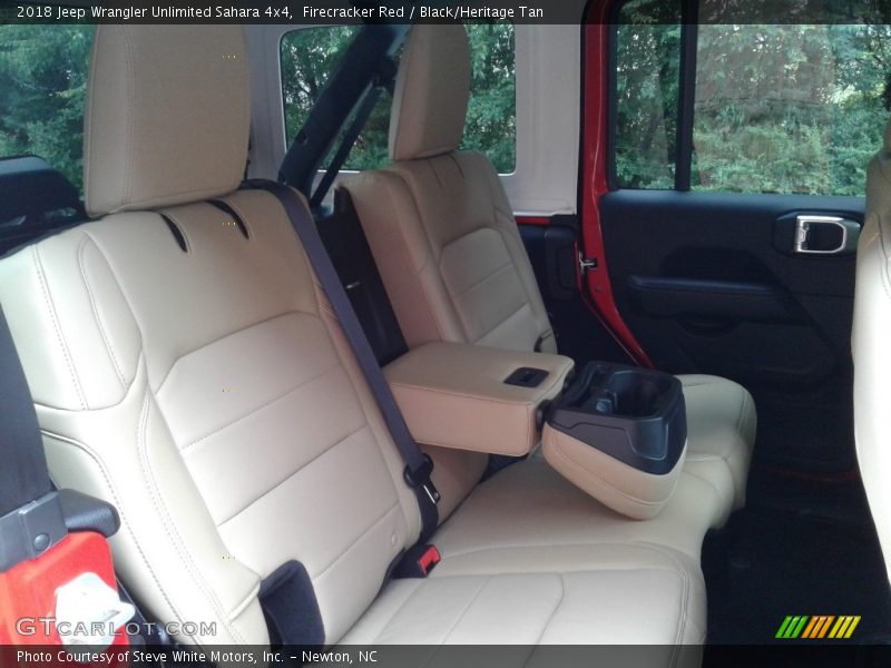 Firecracker Red / Black/Heritage Tan 2018 Jeep Wrangler Unlimited Sahara 4x4