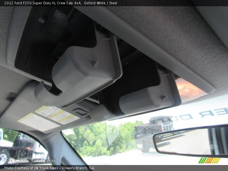 Oxford White / Steel 2012 Ford F250 Super Duty XL Crew Cab 4x4