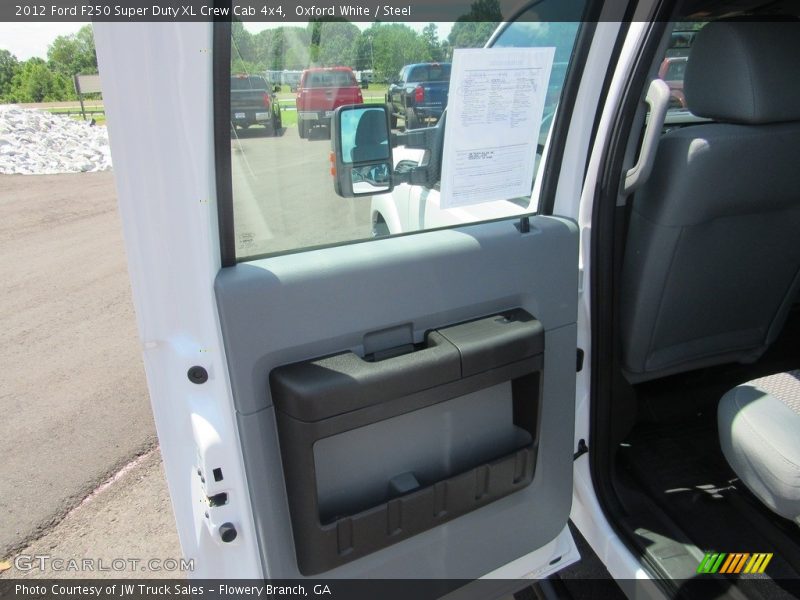 Oxford White / Steel 2012 Ford F250 Super Duty XL Crew Cab 4x4