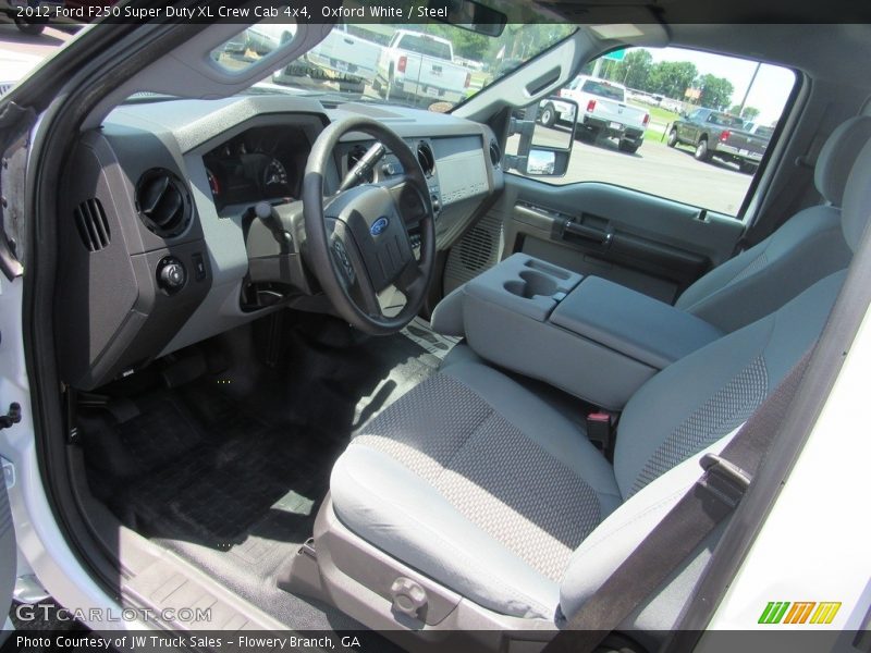 Oxford White / Steel 2012 Ford F250 Super Duty XL Crew Cab 4x4