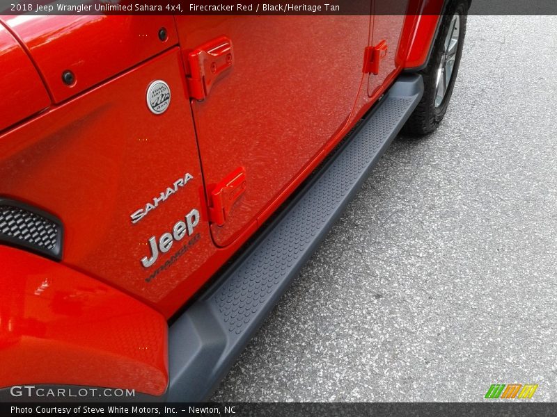 Firecracker Red / Black/Heritage Tan 2018 Jeep Wrangler Unlimited Sahara 4x4
