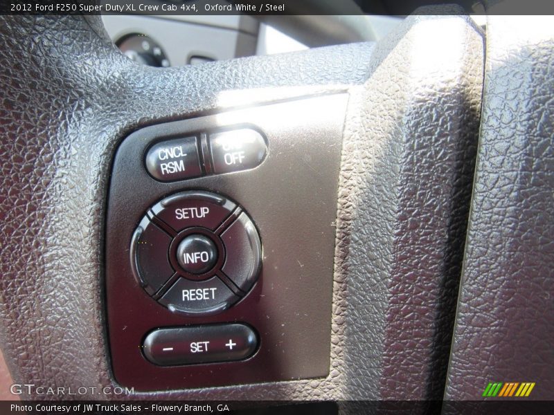 Oxford White / Steel 2012 Ford F250 Super Duty XL Crew Cab 4x4
