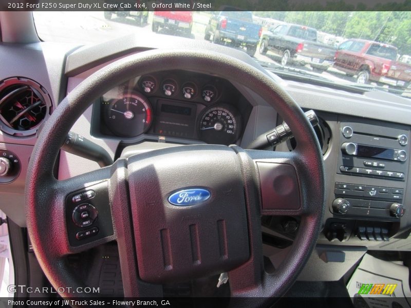 Oxford White / Steel 2012 Ford F250 Super Duty XL Crew Cab 4x4