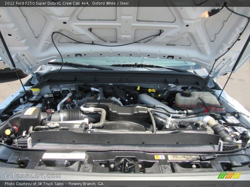 Oxford White / Steel 2012 Ford F250 Super Duty XL Crew Cab 4x4