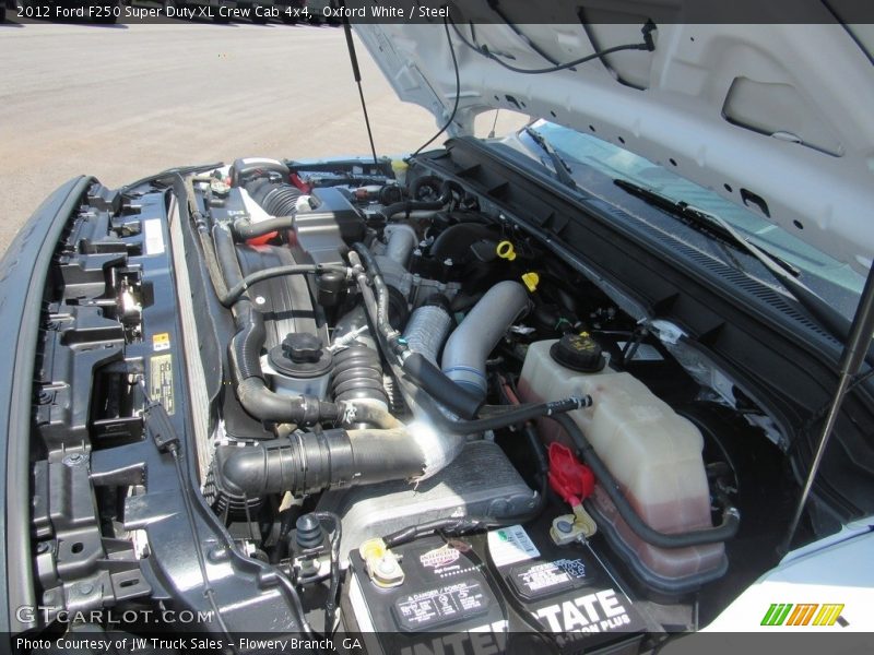 Oxford White / Steel 2012 Ford F250 Super Duty XL Crew Cab 4x4