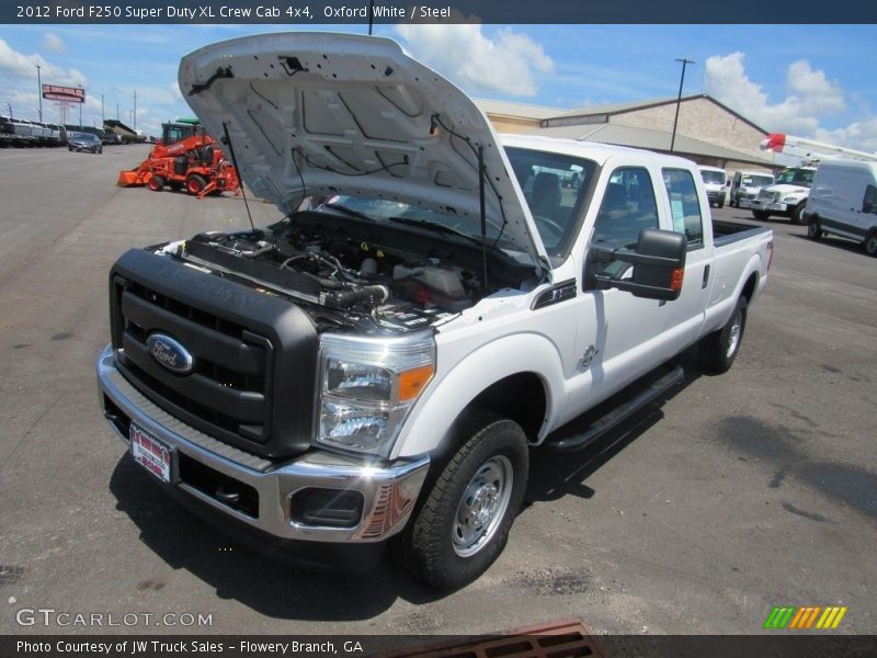 Oxford White / Steel 2012 Ford F250 Super Duty XL Crew Cab 4x4