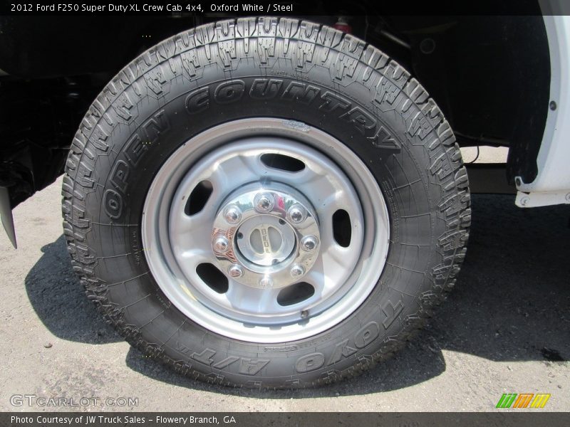 Oxford White / Steel 2012 Ford F250 Super Duty XL Crew Cab 4x4