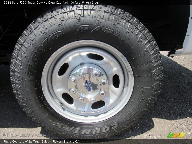 Oxford White / Steel 2012 Ford F250 Super Duty XL Crew Cab 4x4
