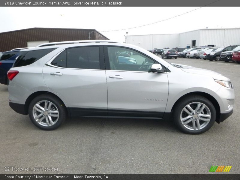 Silver Ice Metallic / Jet Black 2019 Chevrolet Equinox Premier AWD