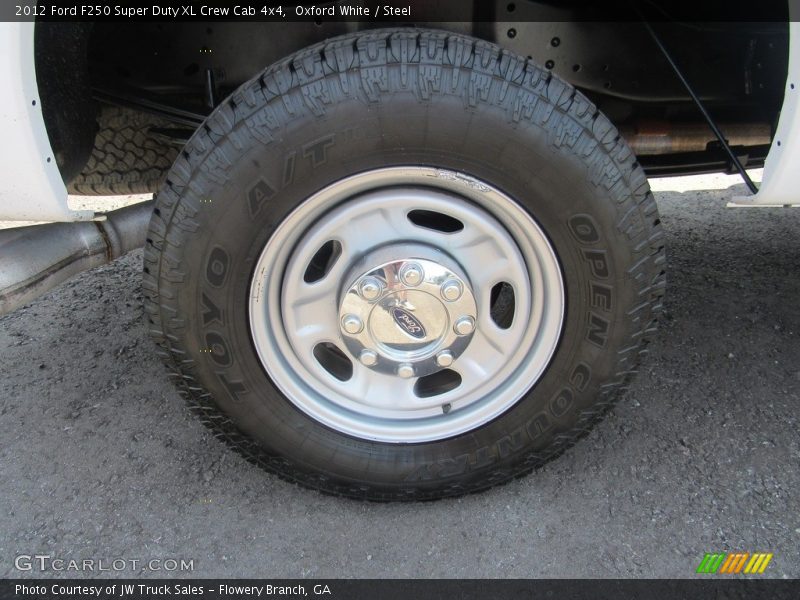 Oxford White / Steel 2012 Ford F250 Super Duty XL Crew Cab 4x4
