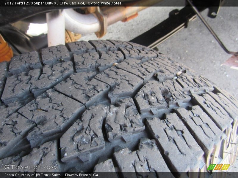 Oxford White / Steel 2012 Ford F250 Super Duty XL Crew Cab 4x4