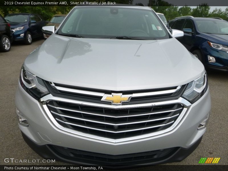 Silver Ice Metallic / Jet Black 2019 Chevrolet Equinox Premier AWD