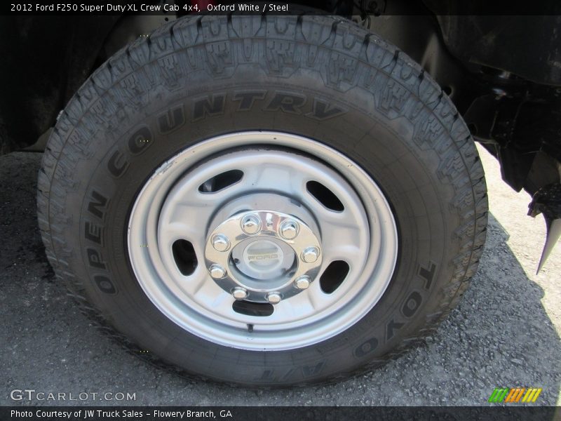 Oxford White / Steel 2012 Ford F250 Super Duty XL Crew Cab 4x4