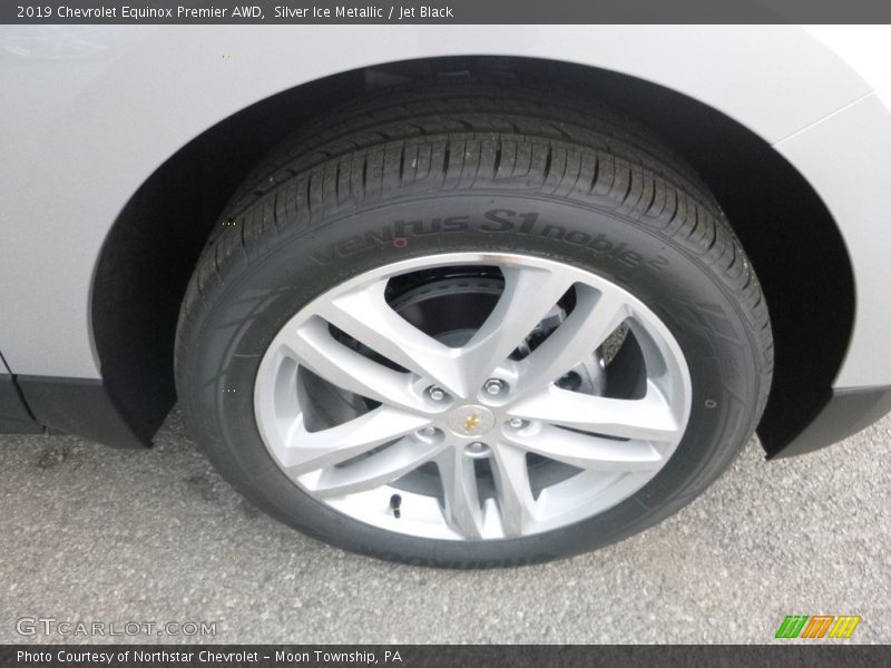 Silver Ice Metallic / Jet Black 2019 Chevrolet Equinox Premier AWD