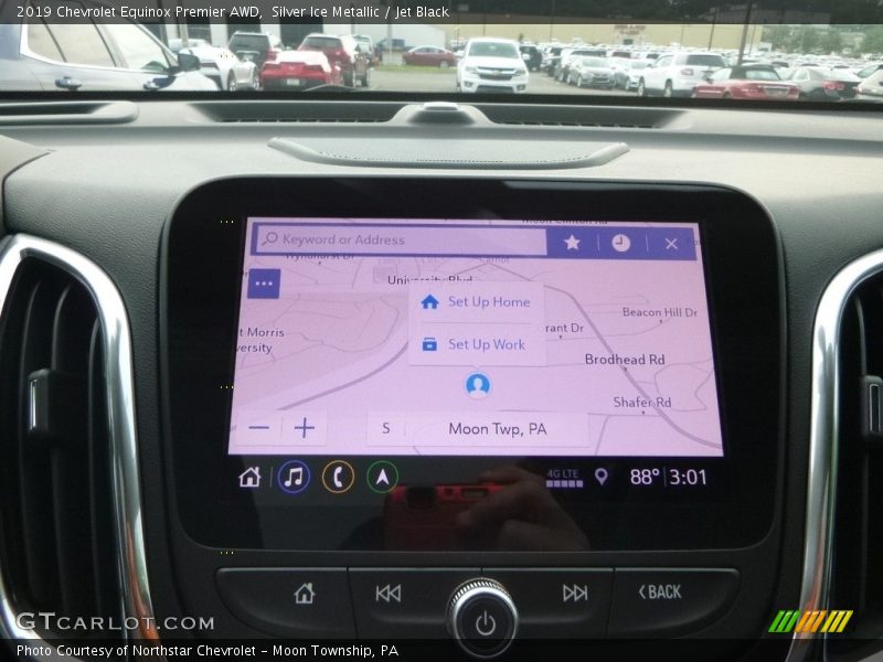 Silver Ice Metallic / Jet Black 2019 Chevrolet Equinox Premier AWD