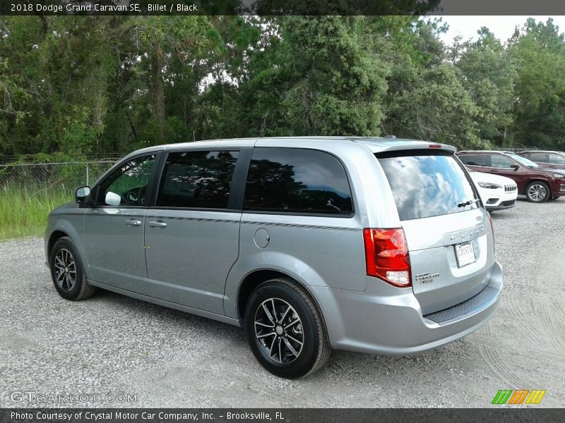 Billet / Black 2018 Dodge Grand Caravan SE
