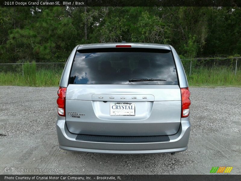 Billet / Black 2018 Dodge Grand Caravan SE