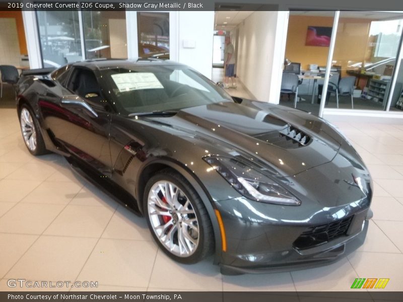 Shadow Gray Metallic / Black 2019 Chevrolet Corvette Z06 Coupe