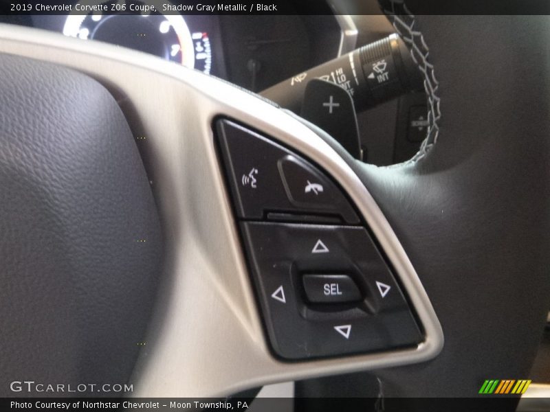 Controls of 2019 Corvette Z06 Coupe