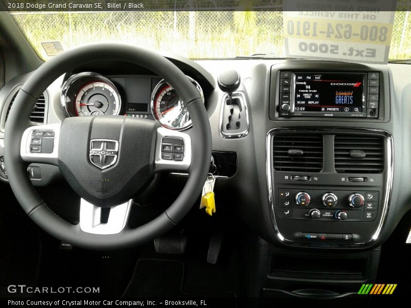 Billet / Black 2018 Dodge Grand Caravan SE