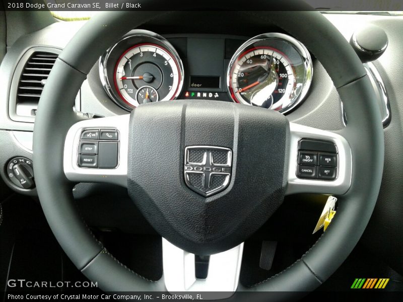 Billet / Black 2018 Dodge Grand Caravan SE
