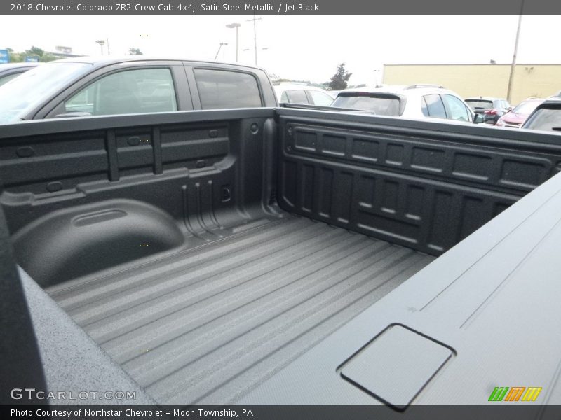 Satin Steel Metallic / Jet Black 2018 Chevrolet Colorado ZR2 Crew Cab 4x4