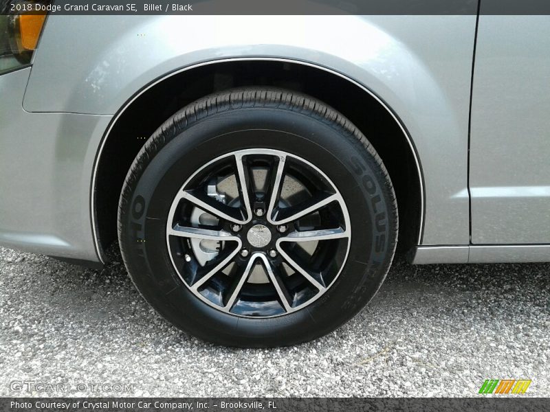 Billet / Black 2018 Dodge Grand Caravan SE