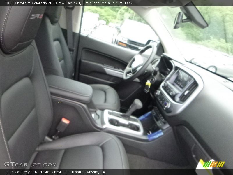 Satin Steel Metallic / Jet Black 2018 Chevrolet Colorado ZR2 Crew Cab 4x4