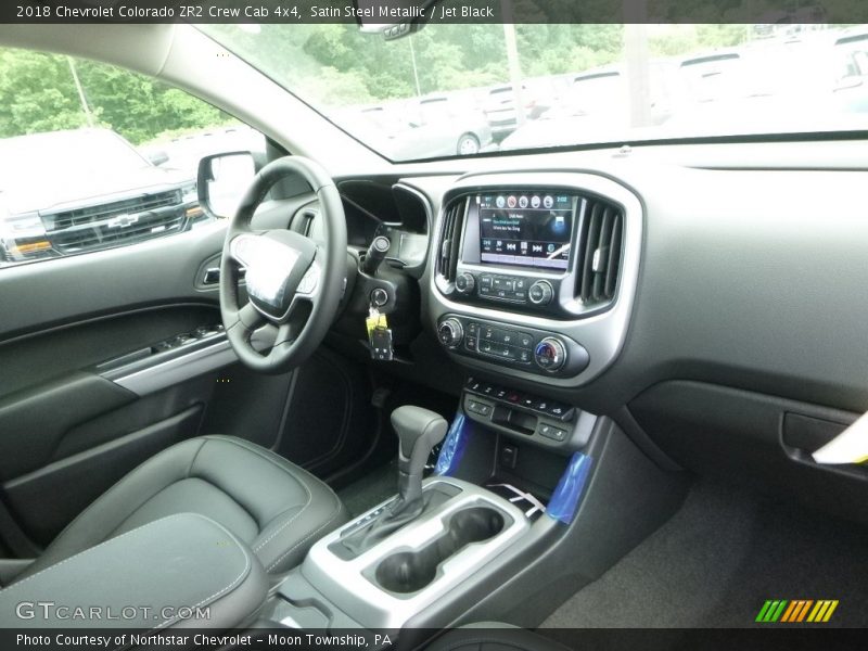 Satin Steel Metallic / Jet Black 2018 Chevrolet Colorado ZR2 Crew Cab 4x4
