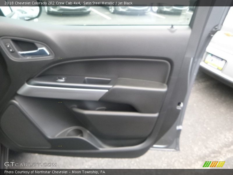 Satin Steel Metallic / Jet Black 2018 Chevrolet Colorado ZR2 Crew Cab 4x4