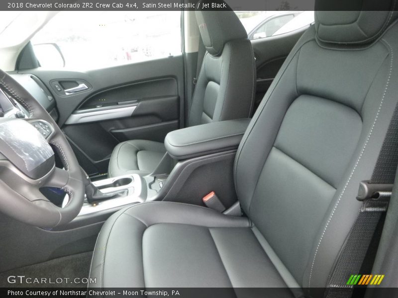 Satin Steel Metallic / Jet Black 2018 Chevrolet Colorado ZR2 Crew Cab 4x4