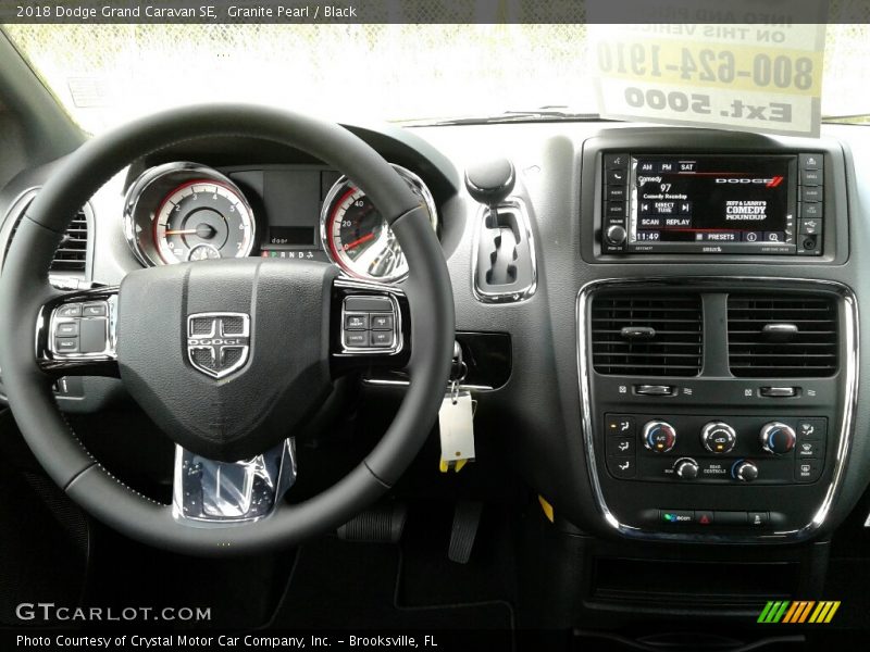 Granite Pearl / Black 2018 Dodge Grand Caravan SE