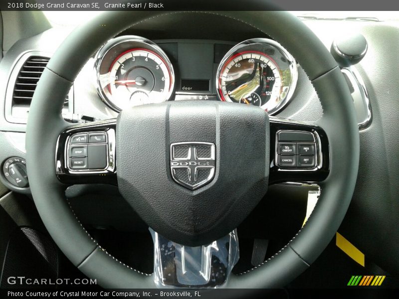 Granite Pearl / Black 2018 Dodge Grand Caravan SE