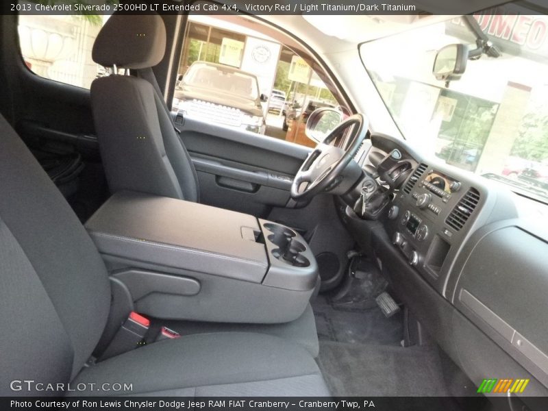 Victory Red / Light Titanium/Dark Titanium 2013 Chevrolet Silverado 2500HD LT Extended Cab 4x4