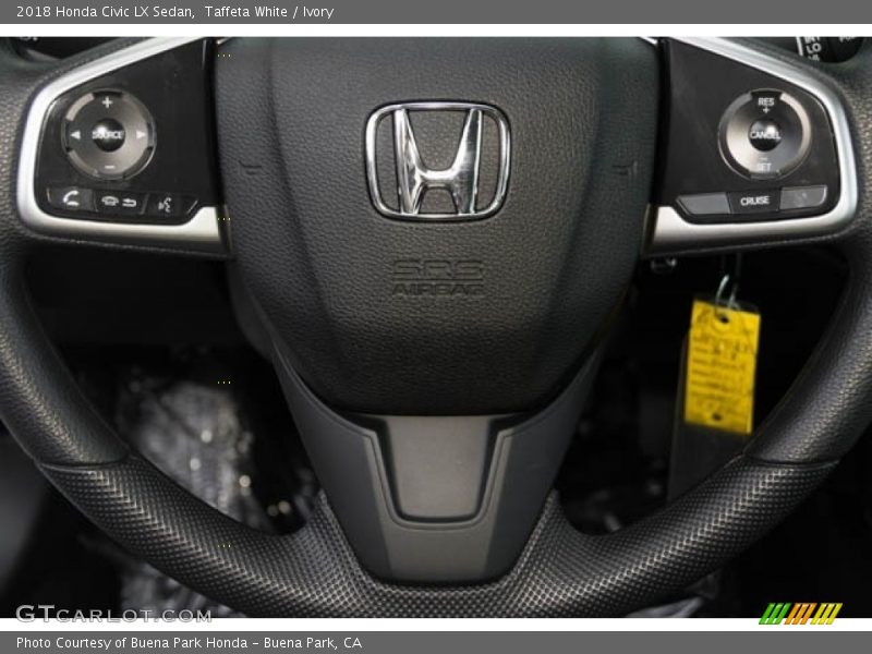 Taffeta White / Ivory 2018 Honda Civic LX Sedan