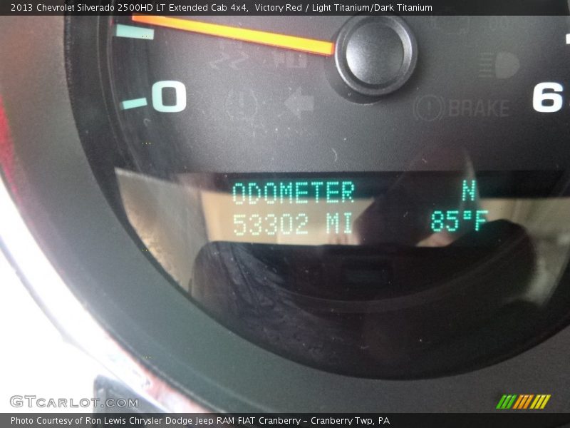 Victory Red / Light Titanium/Dark Titanium 2013 Chevrolet Silverado 2500HD LT Extended Cab 4x4