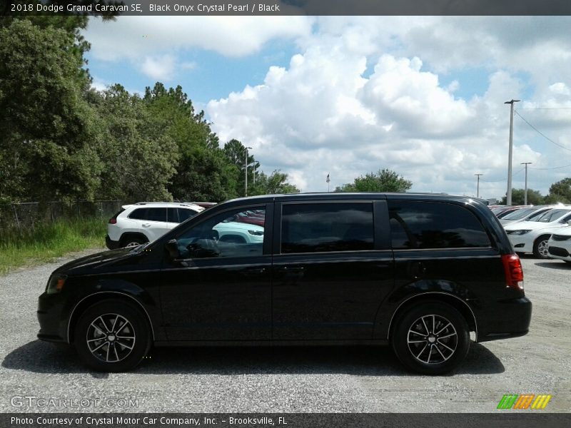 Black Onyx Crystal Pearl / Black 2018 Dodge Grand Caravan SE
