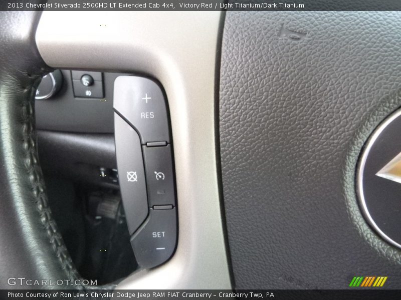 Victory Red / Light Titanium/Dark Titanium 2013 Chevrolet Silverado 2500HD LT Extended Cab 4x4