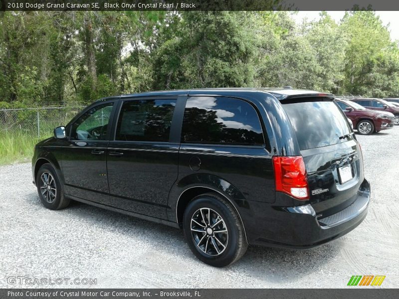 Black Onyx Crystal Pearl / Black 2018 Dodge Grand Caravan SE