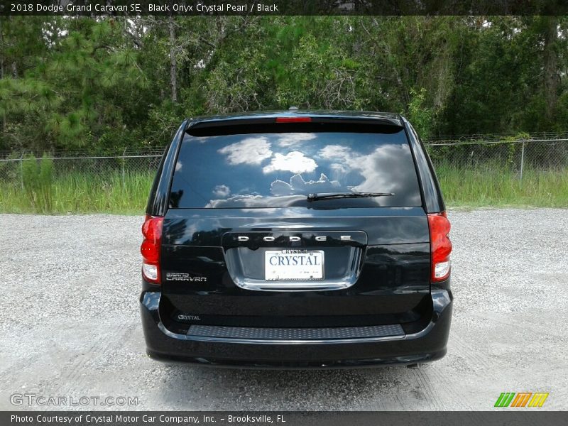 Black Onyx Crystal Pearl / Black 2018 Dodge Grand Caravan SE