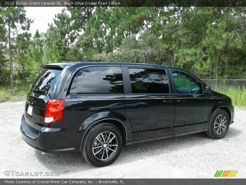 Black Onyx Crystal Pearl / Black 2018 Dodge Grand Caravan SE