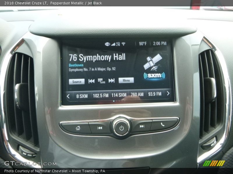 Pepperdust Metallic / Jet Black 2018 Chevrolet Cruze LT