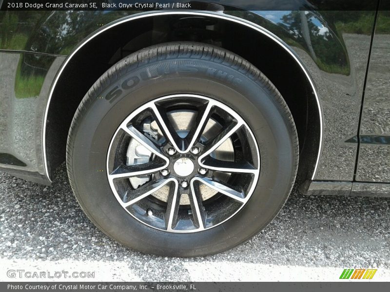 Black Onyx Crystal Pearl / Black 2018 Dodge Grand Caravan SE