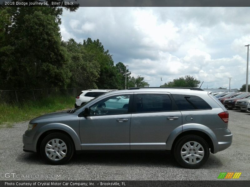 Billet / Black 2018 Dodge Journey SE